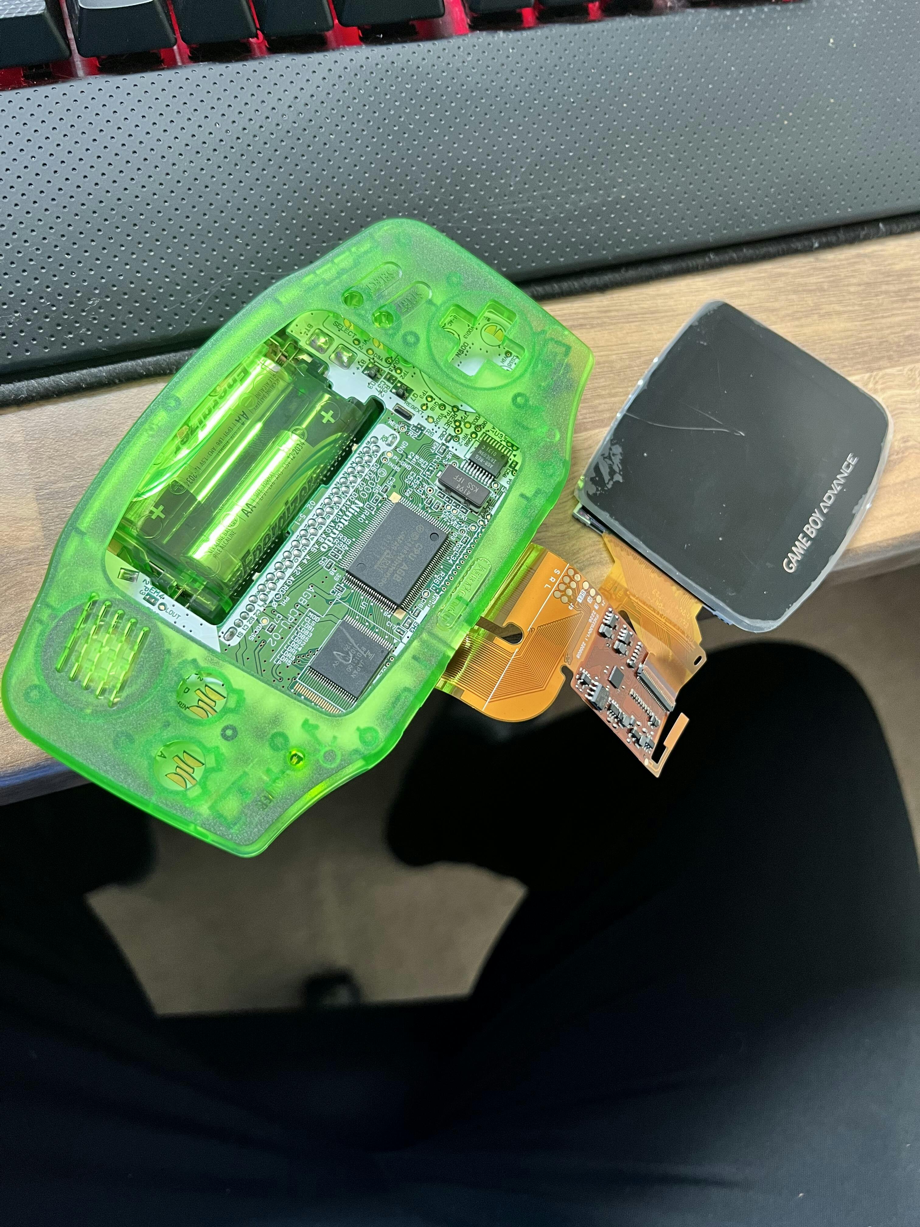 FunnyPlaying GBA Screen Laminated IPS 3.0 inch Retro Gaming Parts UK