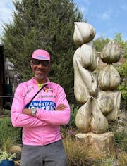 1972 Giro d'Italia Pink Long Sleeve Retro Cycling Jersey - Merckx