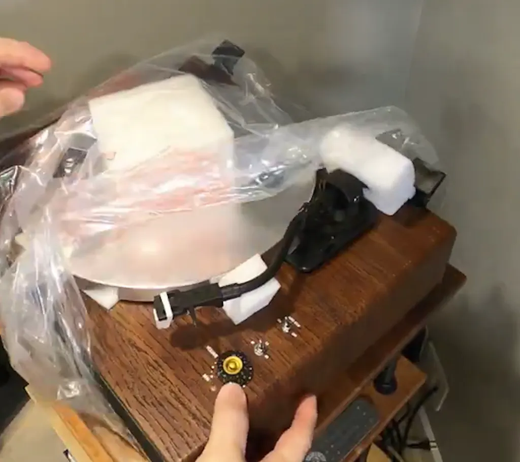 Retro Style Bluetooth Input Record Player with 40W HiFi Speakers & ATN-3600L Stylus R517