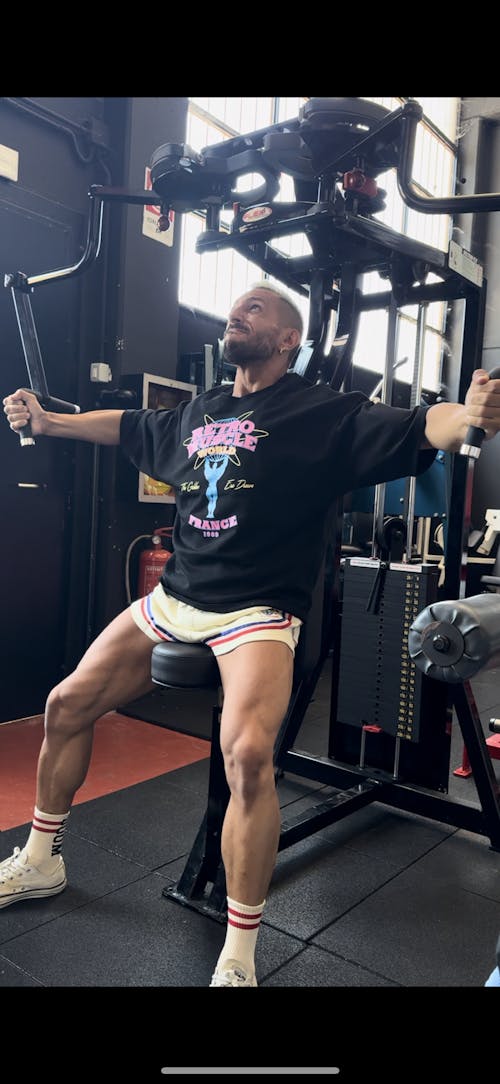 Short Vintage Golden Era "Bannout" | Bleu