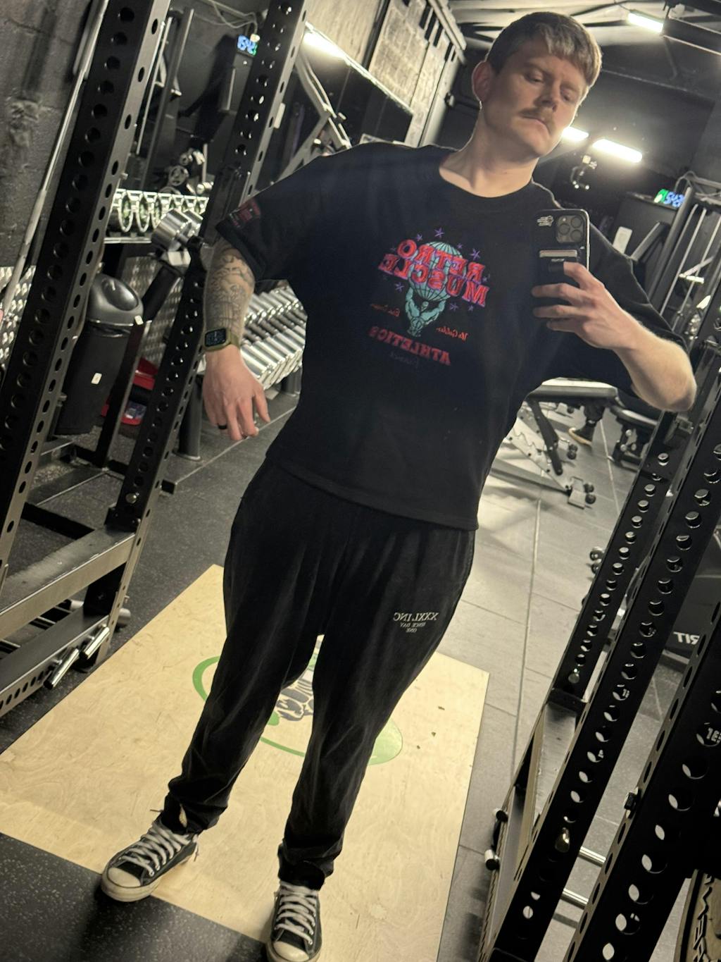 Sweat Pump Cover Golden Era Brodé | Noir