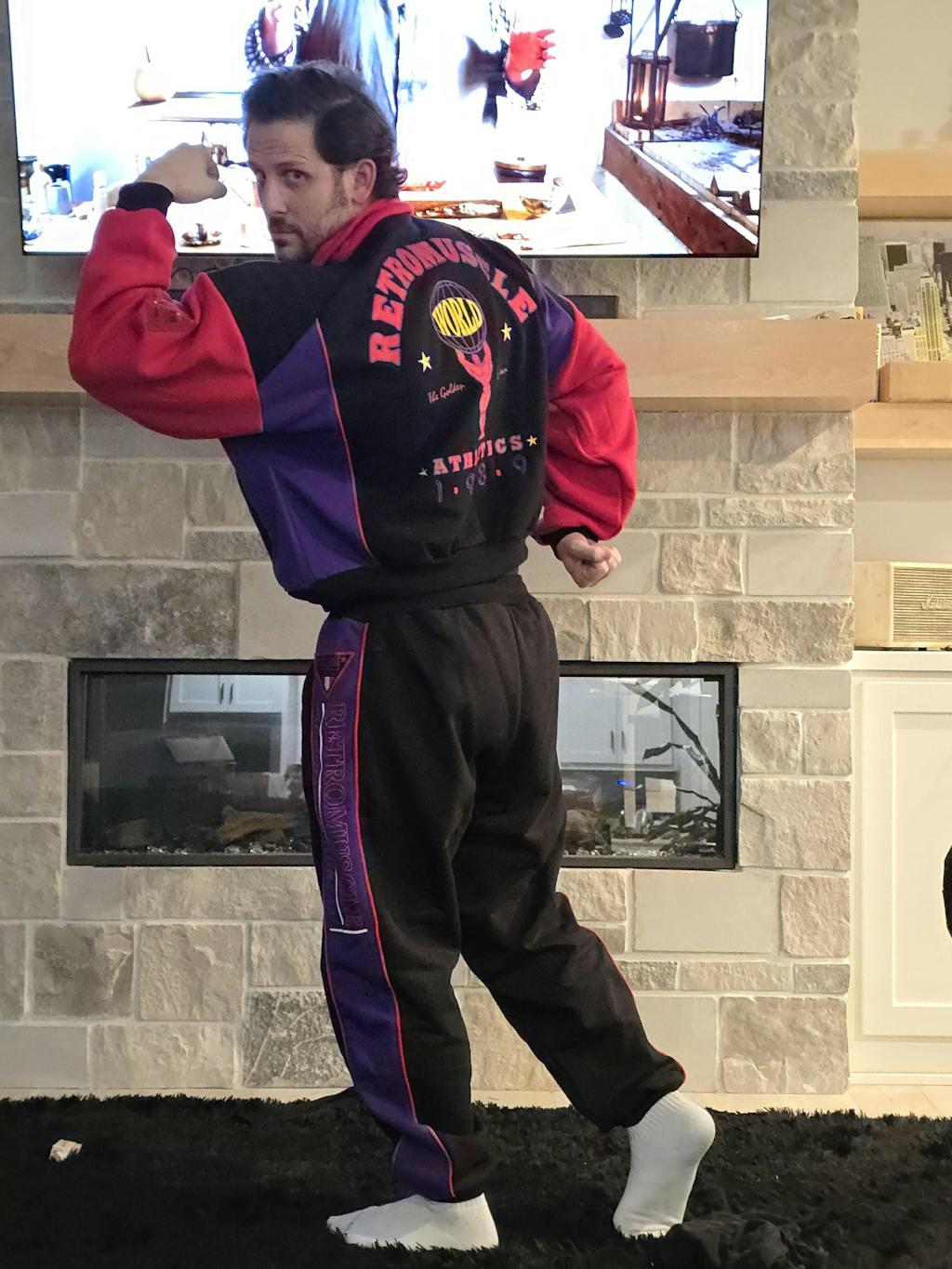 L'Ensemble Golden Era Dream Tracksuit Black