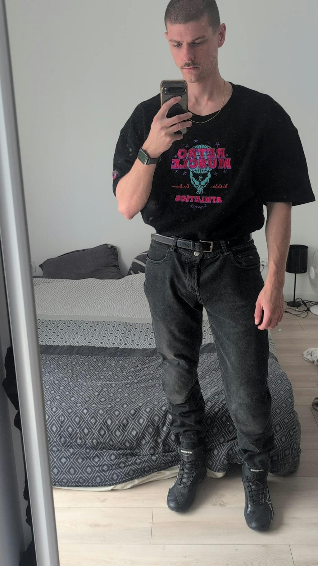 Sweat Pump Cover Golden Era Brodé | Noir