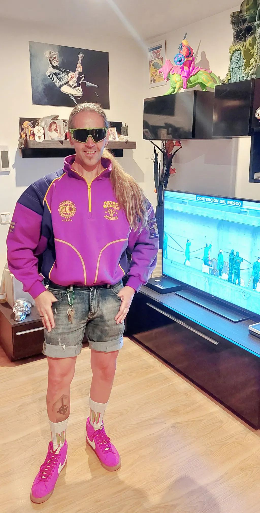 L'Ensemble Golden Era Dream Tracksuit Mauve