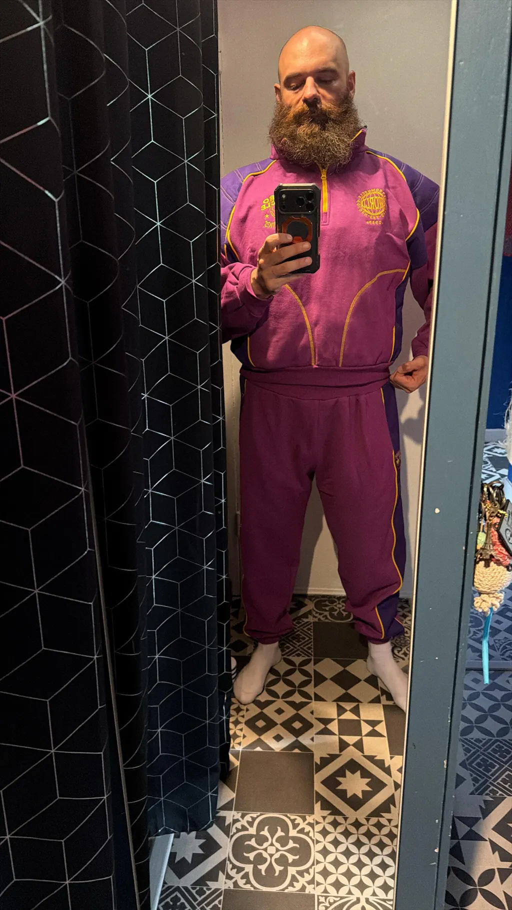 L'Ensemble Golden Era Dream Tracksuit Black