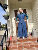 Amy Chambray Buksedress