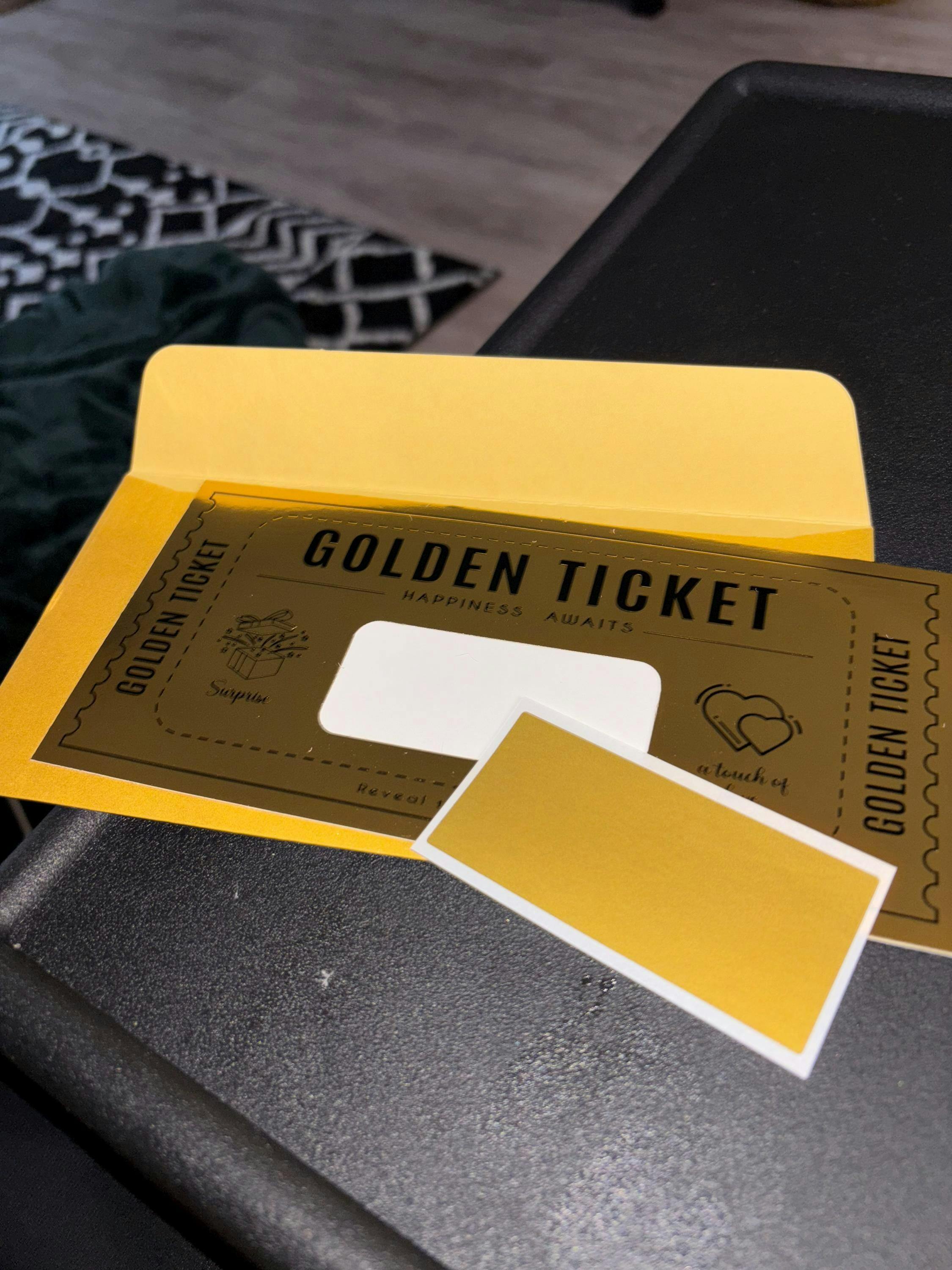 Golden Ticket - Scratch to Reveal – Reveal Rooster