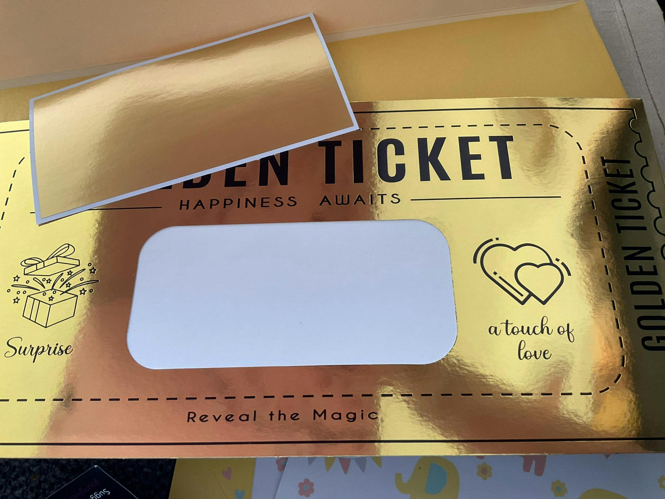 Golden Ticket - Scratch to Reveal – Reveal Rooster