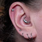 Neva Opal Helix Earring