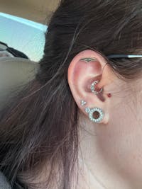 Goth Arch Hidden Helix Earring