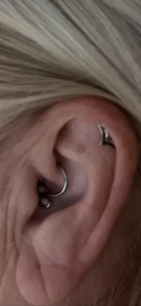 Goth Arch Hidden Helix Earring