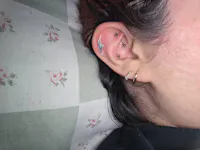 Goth Arch Hidden Helix Earring