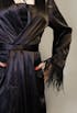BLACK INK LONG ROBE