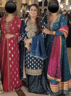 Zinc Sharara With Dabka Handwork