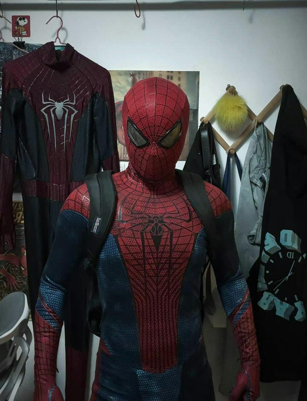 TASM 1 Suit (Andrew) with Face shell & 3D Rubber Web Movie Prop Replic ...