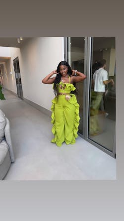 LILA PANT SET - APPLE