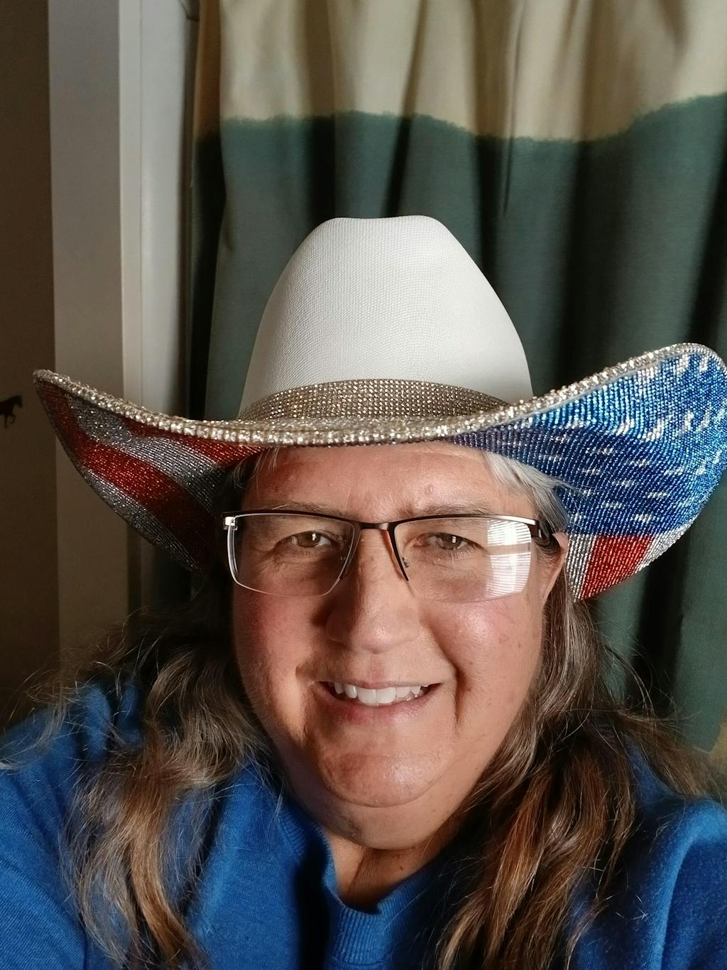 The "America" Hat - Crystal On Top