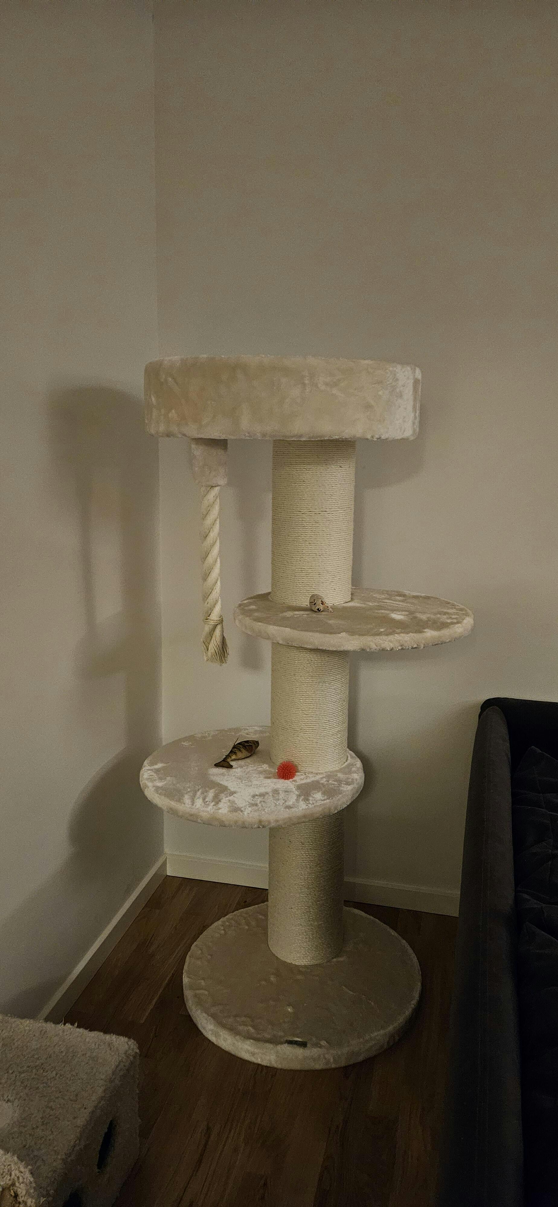 Floortoceiling Tensioner 20 cm (M10) Dark Grey Cat Tree Component RHR Pets