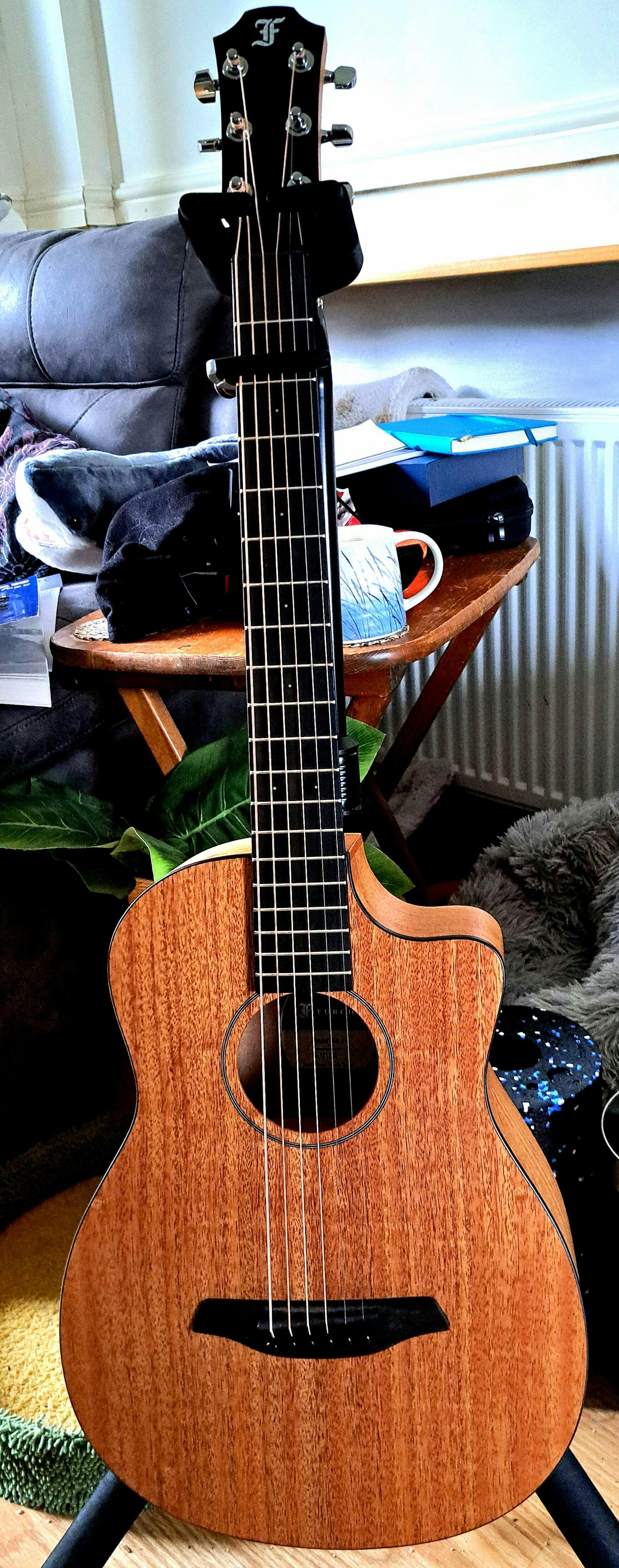 ギター REVguitars RAY8 Essingun Riversong Dragon Slayer P555-CE A Acoustic Guitar - Peavey