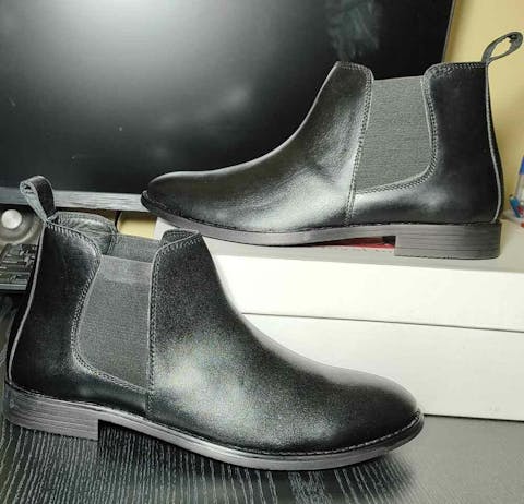 Pure Leather (Full Grain) Chelsea Boots for Men
