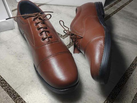 Police Shoes Pure Leather Lace Up