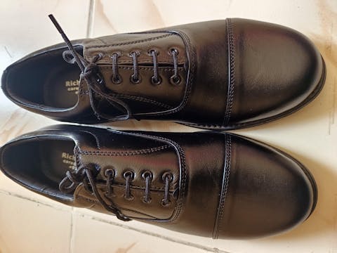 Police Shoes Pure Leather Lace Up