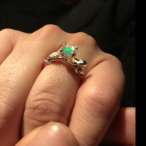 Octopus Joy Emerald Engagement Ring 213 250 251