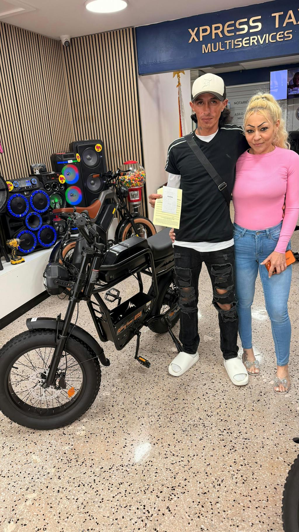 GT33 All-Terrain Cafe Racer Cargo Electric Bike