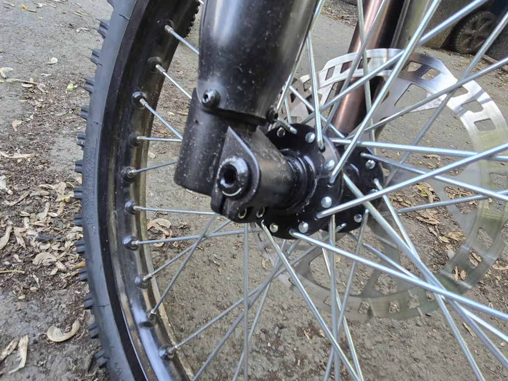 Front Axle Bolt and Nut