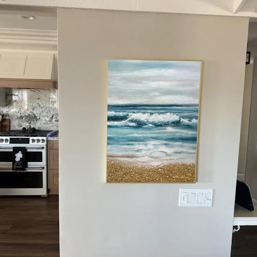 Enchanting Seascape Oil Painting