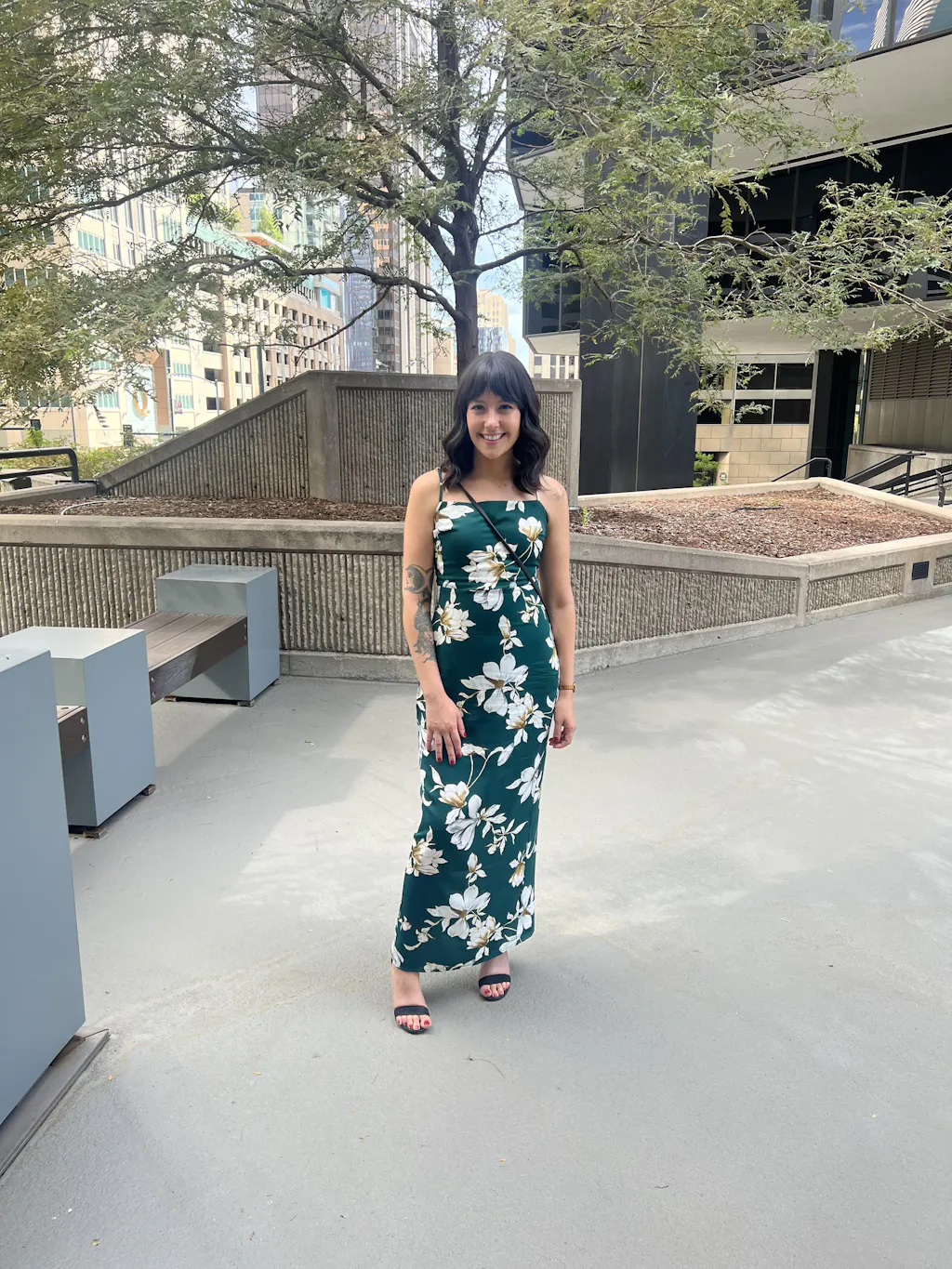 Dress Forum - Garden Grace High Slit Tiered Maxi Dress main image 1