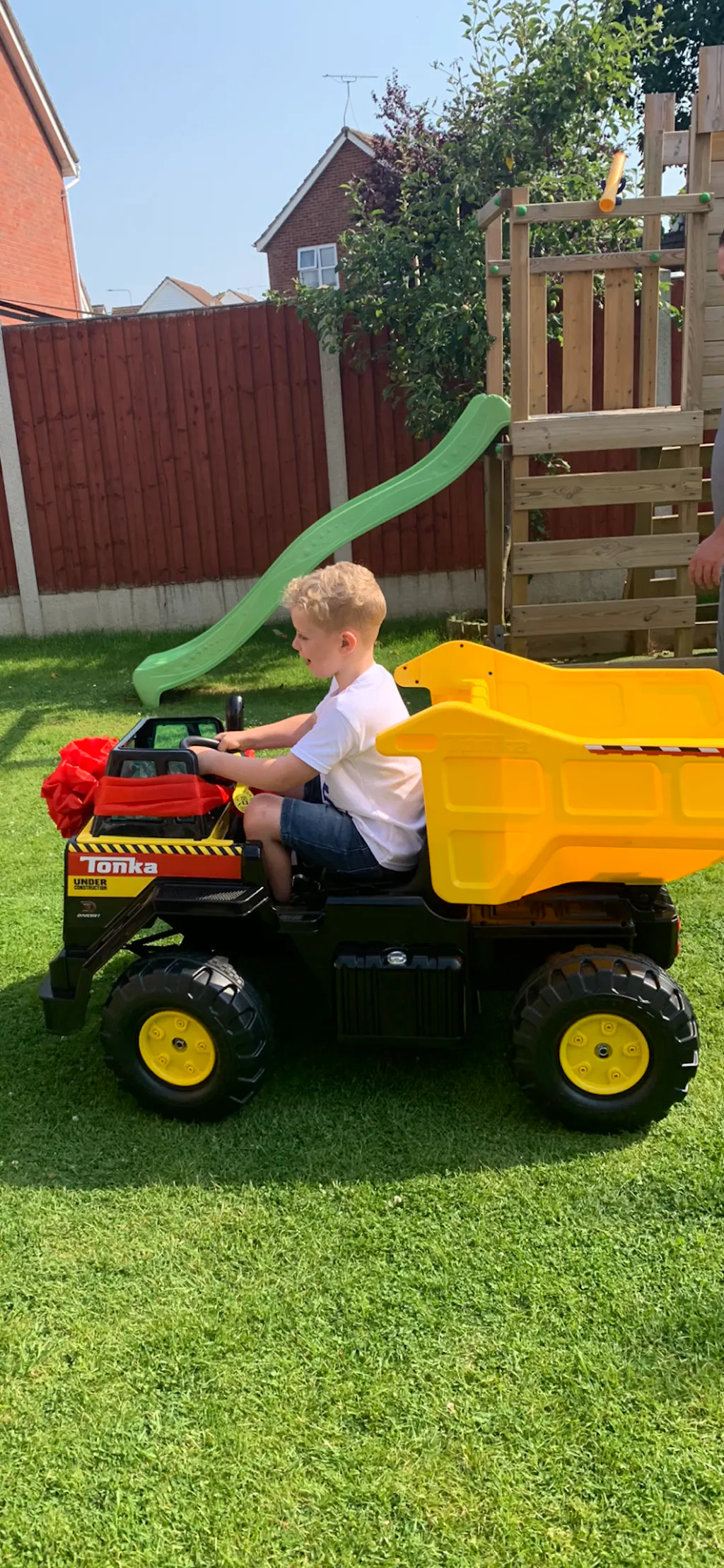 Tonka Mighty Dump Truck Kids 12V Battery Electric RideOn RiiRoo