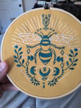 Bee Embroidery Kit