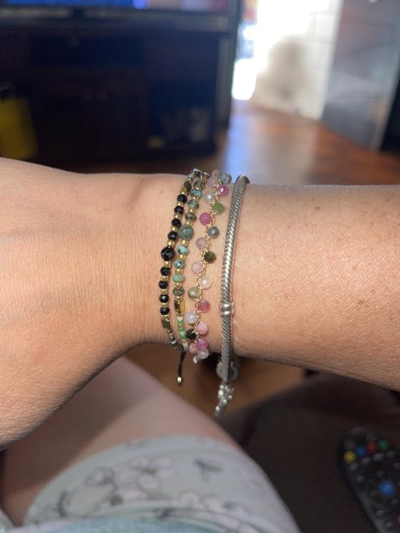 Pulsera Turmalinas de Colores