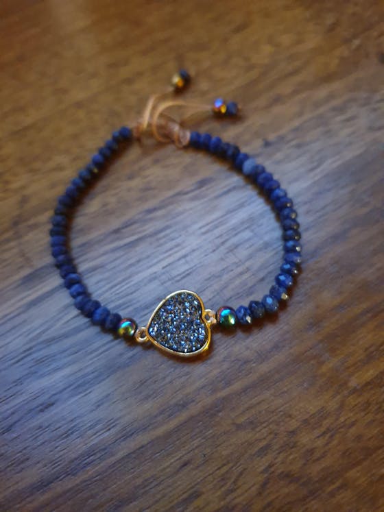 Pulsera de Cuarzo Azul