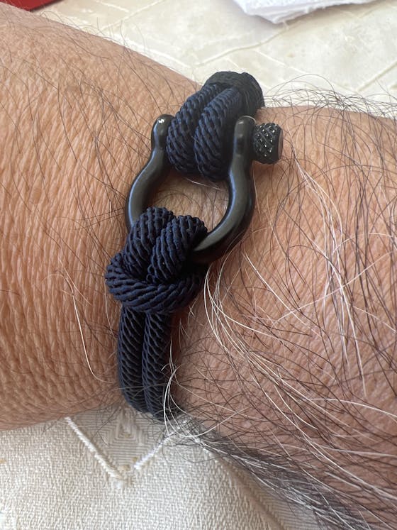 Pulsera de la suerte hombre  - Azul