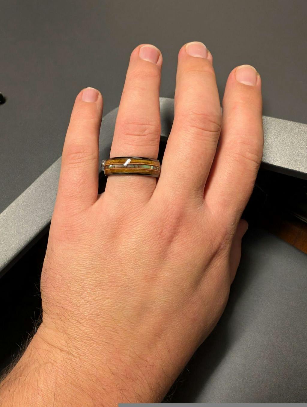 Whiskey Crescendo - Whiskey Barrel Abalone Shell 8MM