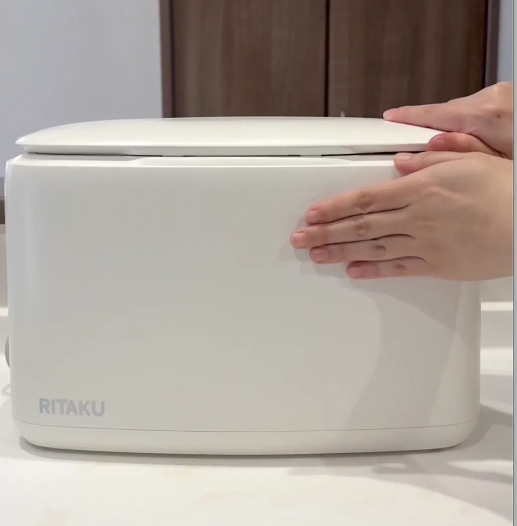 RITAKU 生ごみ乾燥機 NF-010 キッチンにちょうどいい、生ごみ乾燥機 小型 家庭用｜静音35dB・電気代