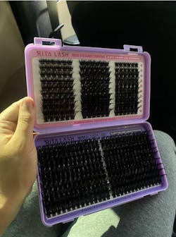 ✨RITALASH 460PCS D Curl Lash Clusters Book – DIY Extension Set