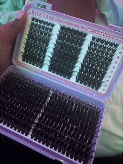✨RITALASH 460PCS D Curl Lash Clusters Book – DIY Extension Set