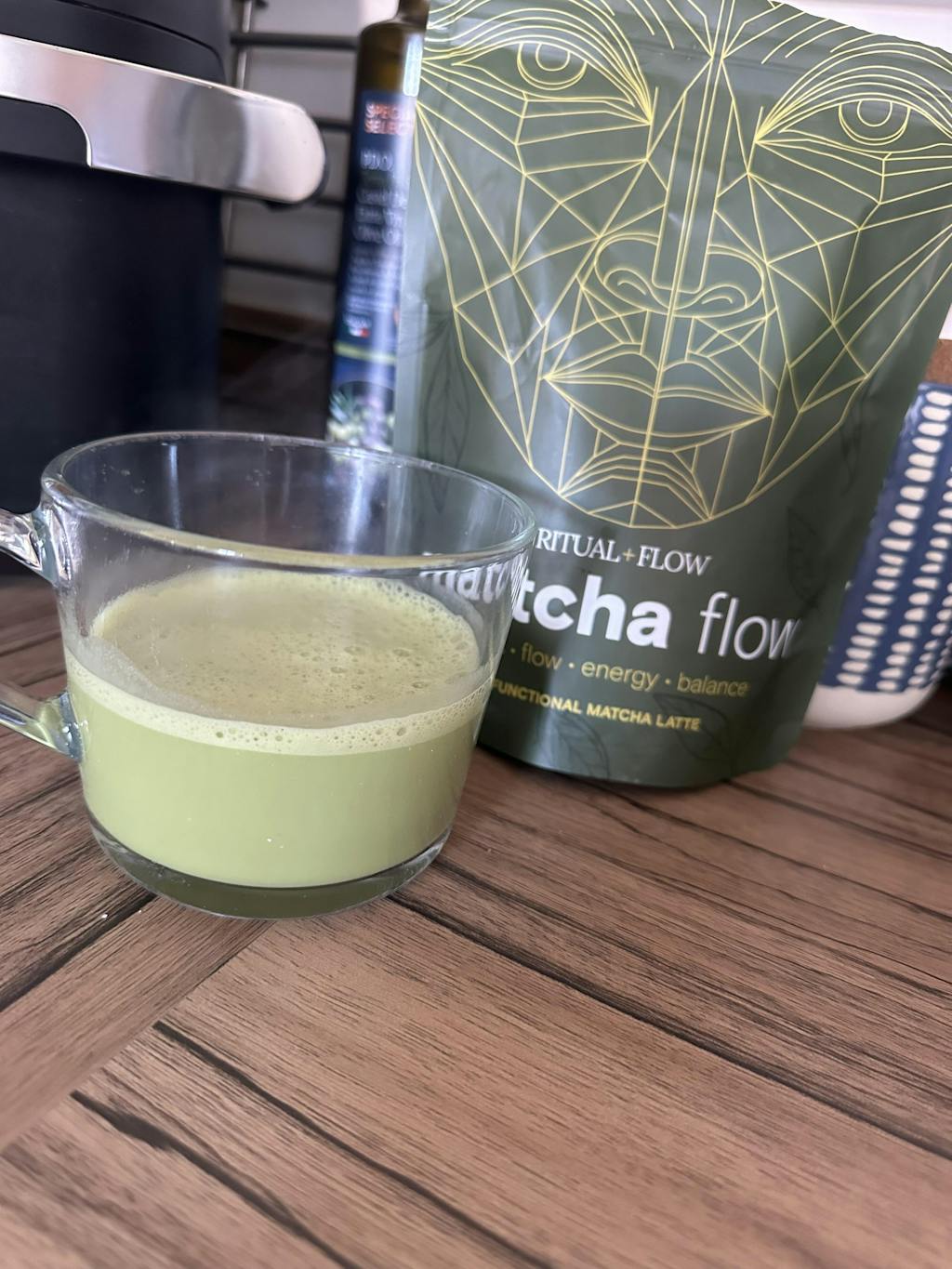 Matcha Flow Functional Latte