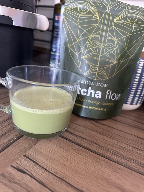 Matcha Flow Functional Latte