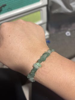 Green Aventurine Chip Crystal Bracelet