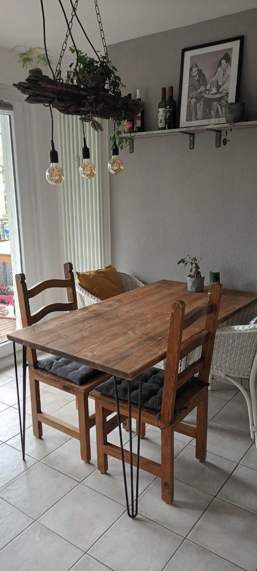 VERA: Reclaimed Hairpin Dining Table