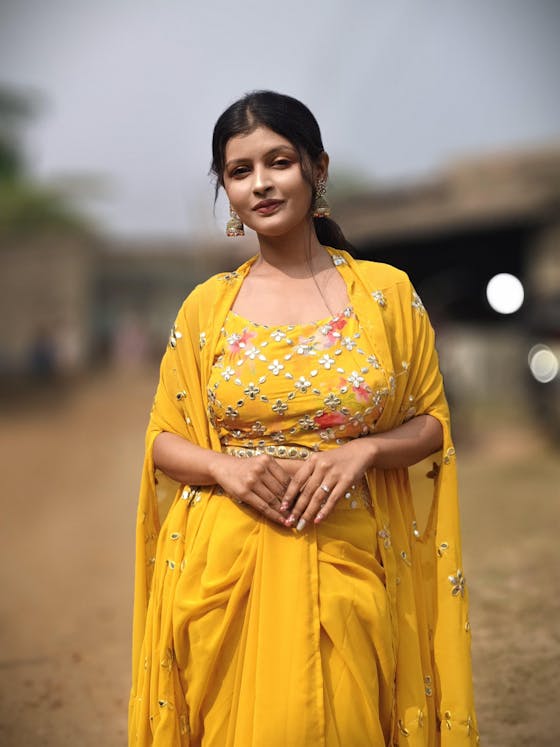 Sarong DRESS -for Haldi / Mehendi / Sangeet