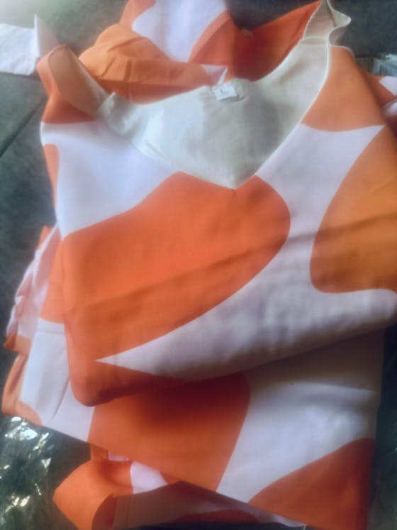 Designer Wraparound skirt in Printed Muslin