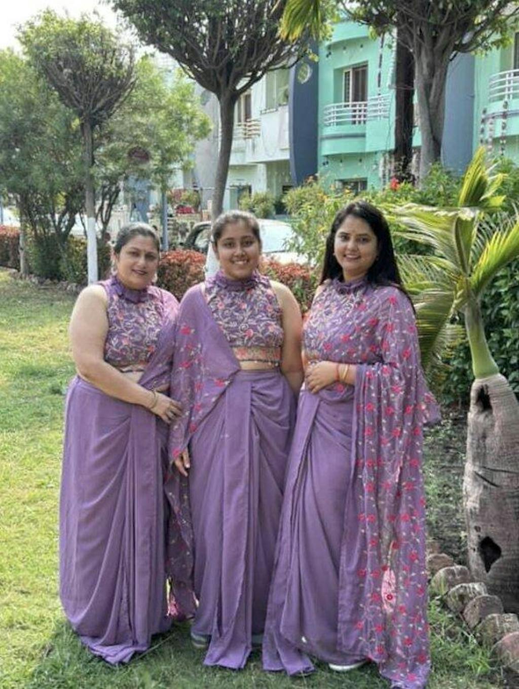 Ready to wear party wear Designer sarong  draped Saree