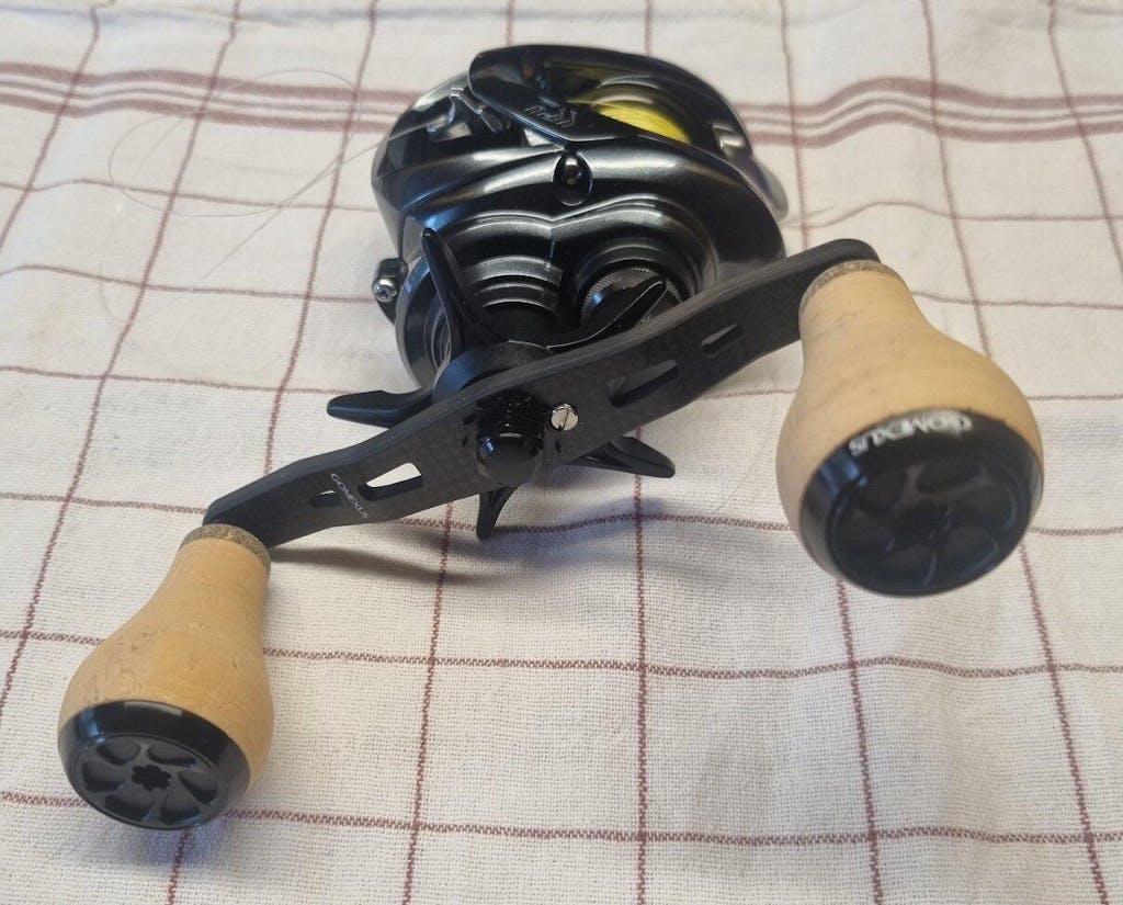 Gomexus Carbon 105 mm Handle mit 27 mm Kork Knobs