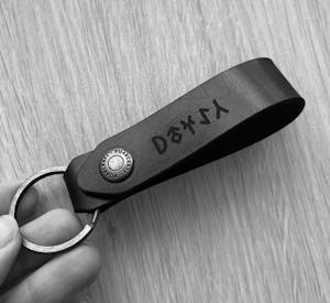 Çıtçıtlı Deri Anahtarlık
