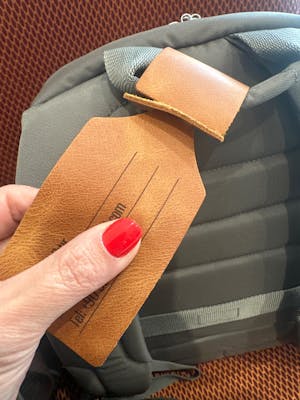 Deri Bavul Etiketi - Kişiye Özel İsim